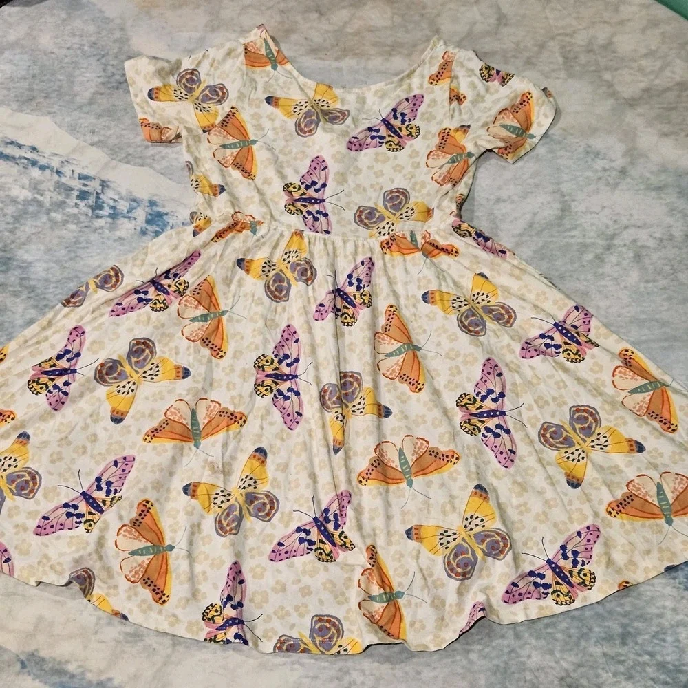 Tea Collection Girls Size 14 Dress Lot 2 NWT NWOT Floral Hibiscus Butterfly